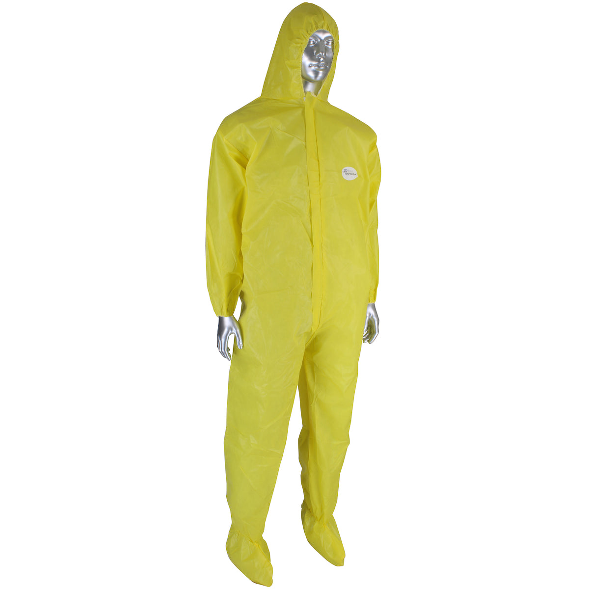 Posi-Wear UB Plus 3679B Hooded Disposable Coverall PolySafe Yellow