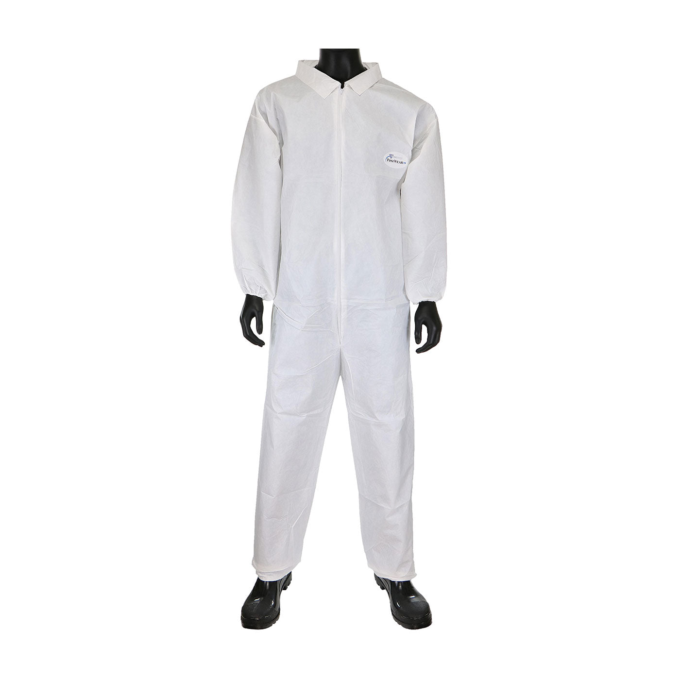 Posi-Wear 3702 Disposable Coveralls PolySafe Chemical Resistant White