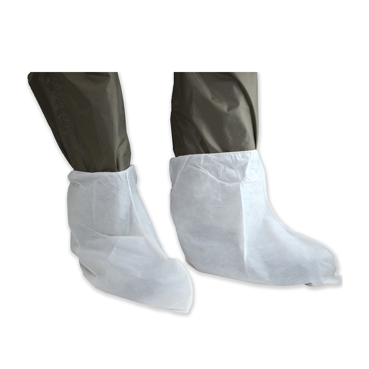 PIP 3764 Disposable Boot Covers PE Coated White