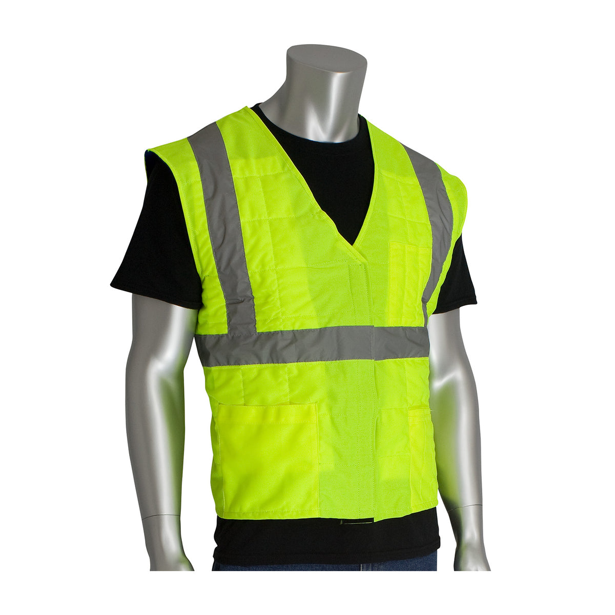 PIP 390-EZ202 Evaporative Cooling Vest Hi-Vis Yellow ANSI