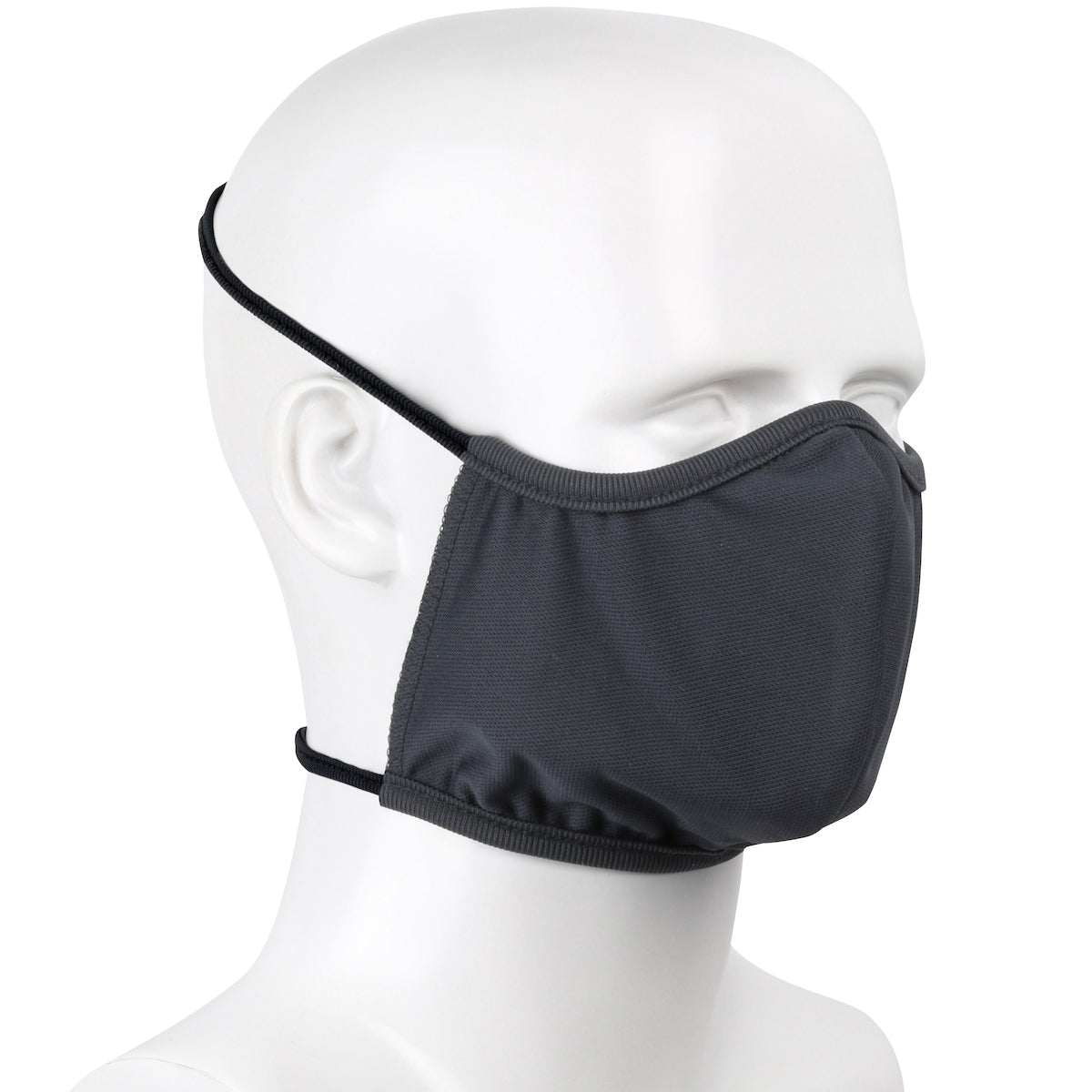 PIP 393-FC10 Face Cover Reusable Polyester 2-Ply Gray
