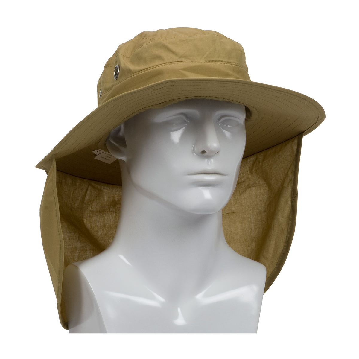PIP 396-425 Evaporative Cooling Ranger Hat Polyester Extended Neck Tan
