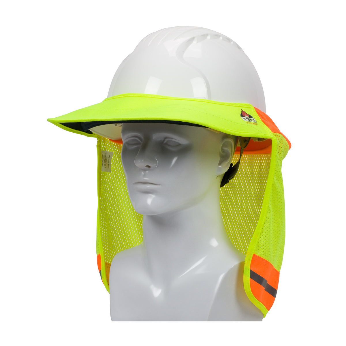 PIP 396-801FR Hard Hat Visor and Neck Shade FR Treated Hi-Vis Yellow
