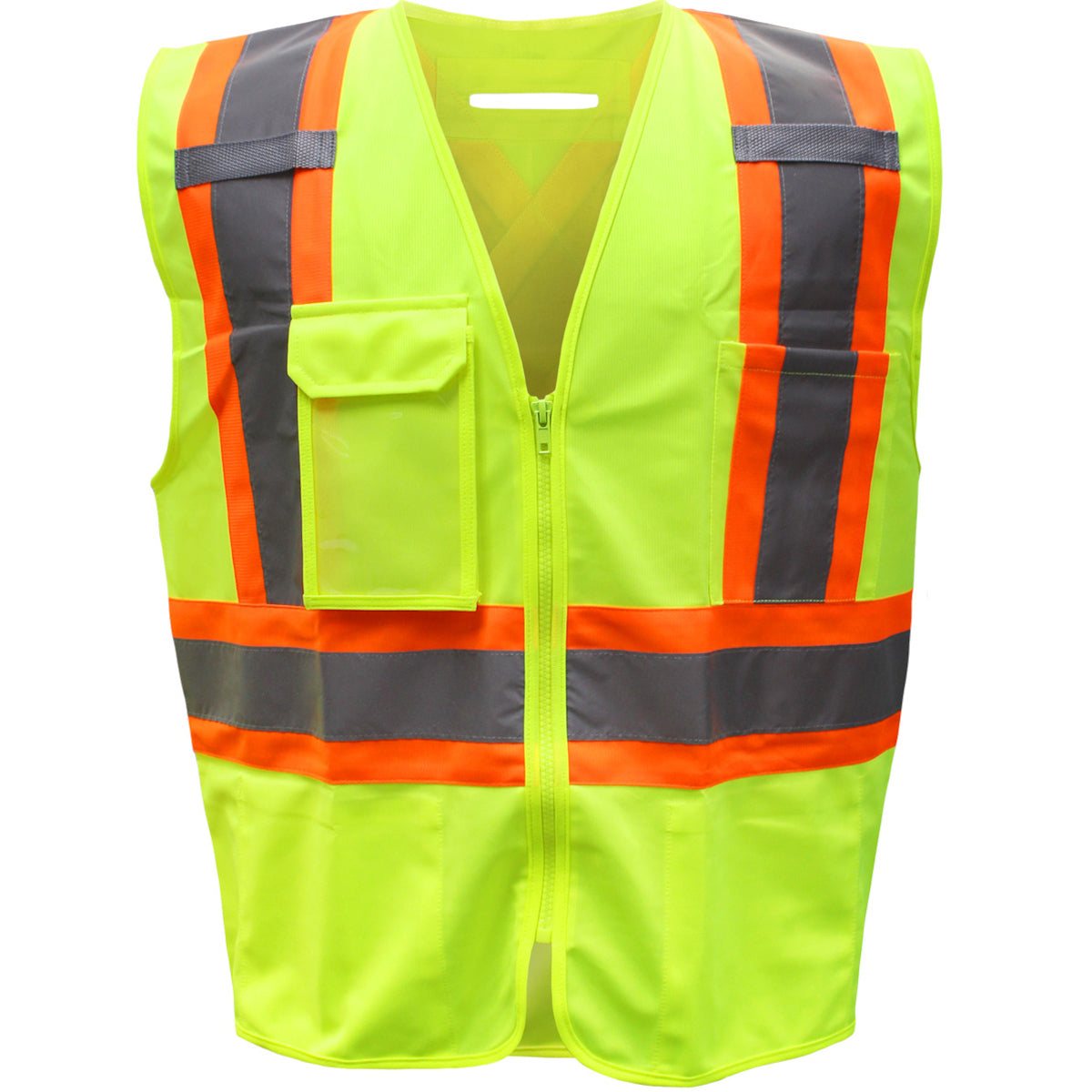 Boss 3PPN9200 Hi-Vis Safety Vest Polyester X-Back Hi-Vis Yellow