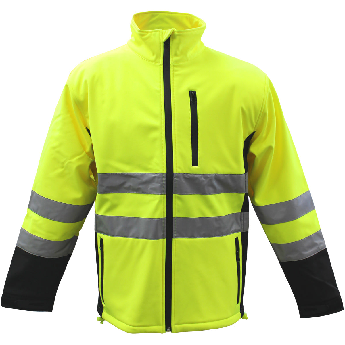 Boss 3SS7000 Hi-Vis Waterproof Softshell Jacket Polyester Yellow