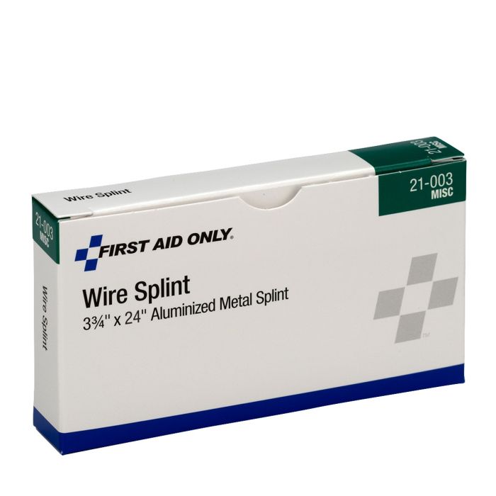 Aluminized Metal Wire Splint, 3 3/4&quot; X 24&quot; 1 Per Box - W-21-003