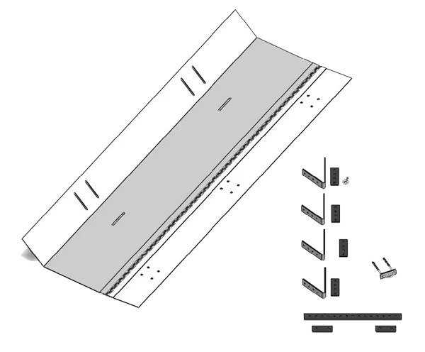 French Creek Ladder Guard System 8 Ft 4-1000