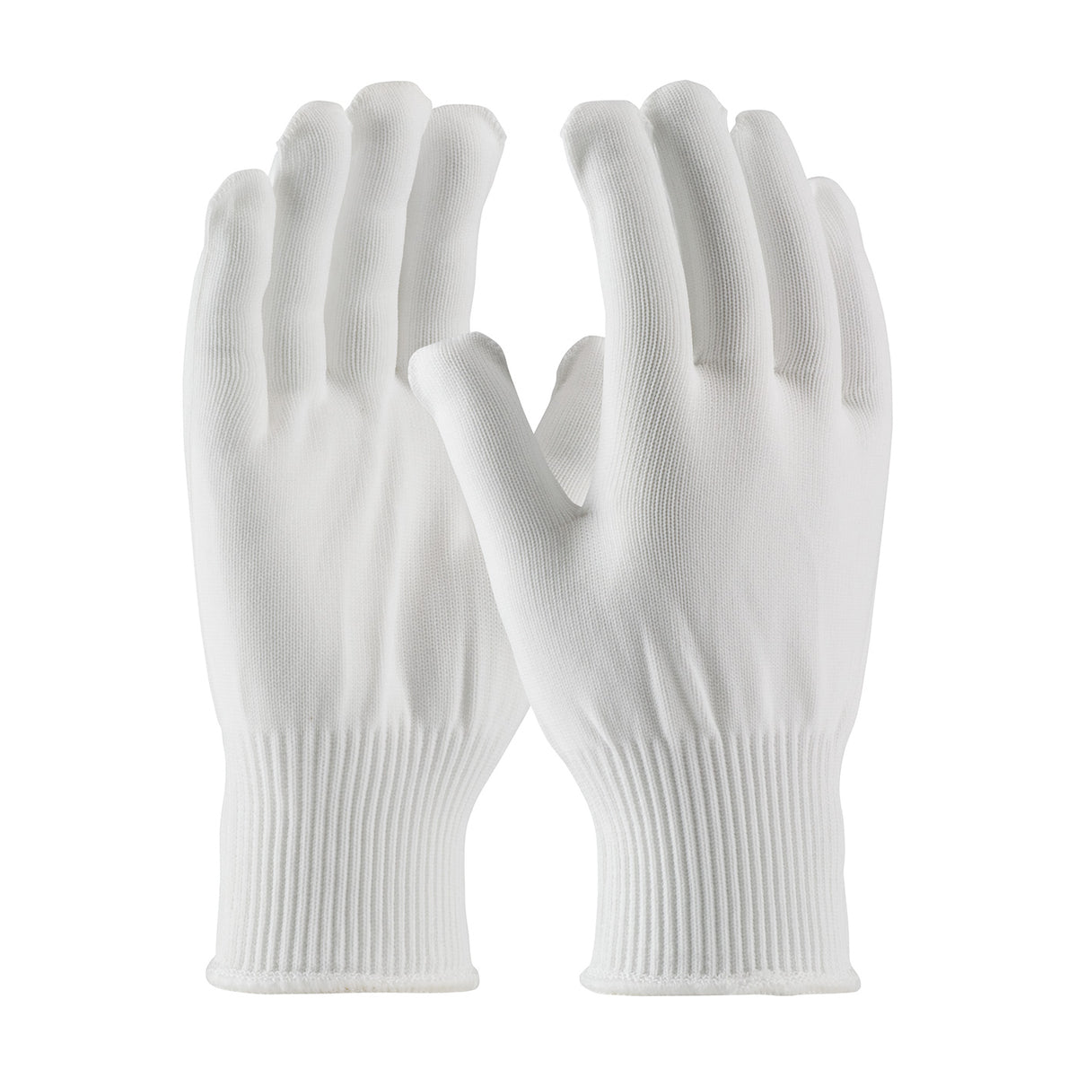 CleanTeam 40-750 Cleanroom Gloves Nylon Medium Weight Seamless Knit White