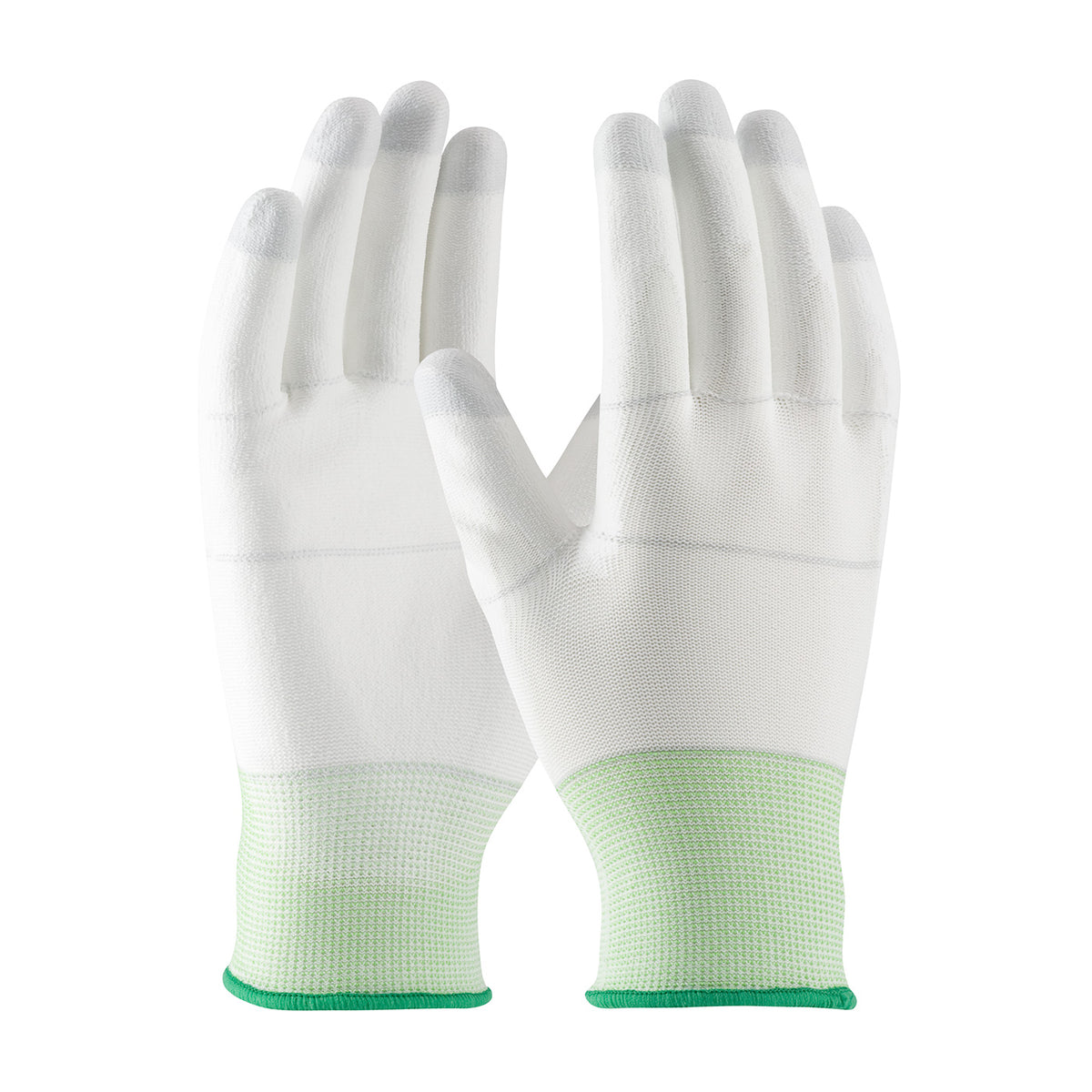 CleanTeam 40-C125 Cleanroom Gloves Nylon Polyurethane Coated Grip White