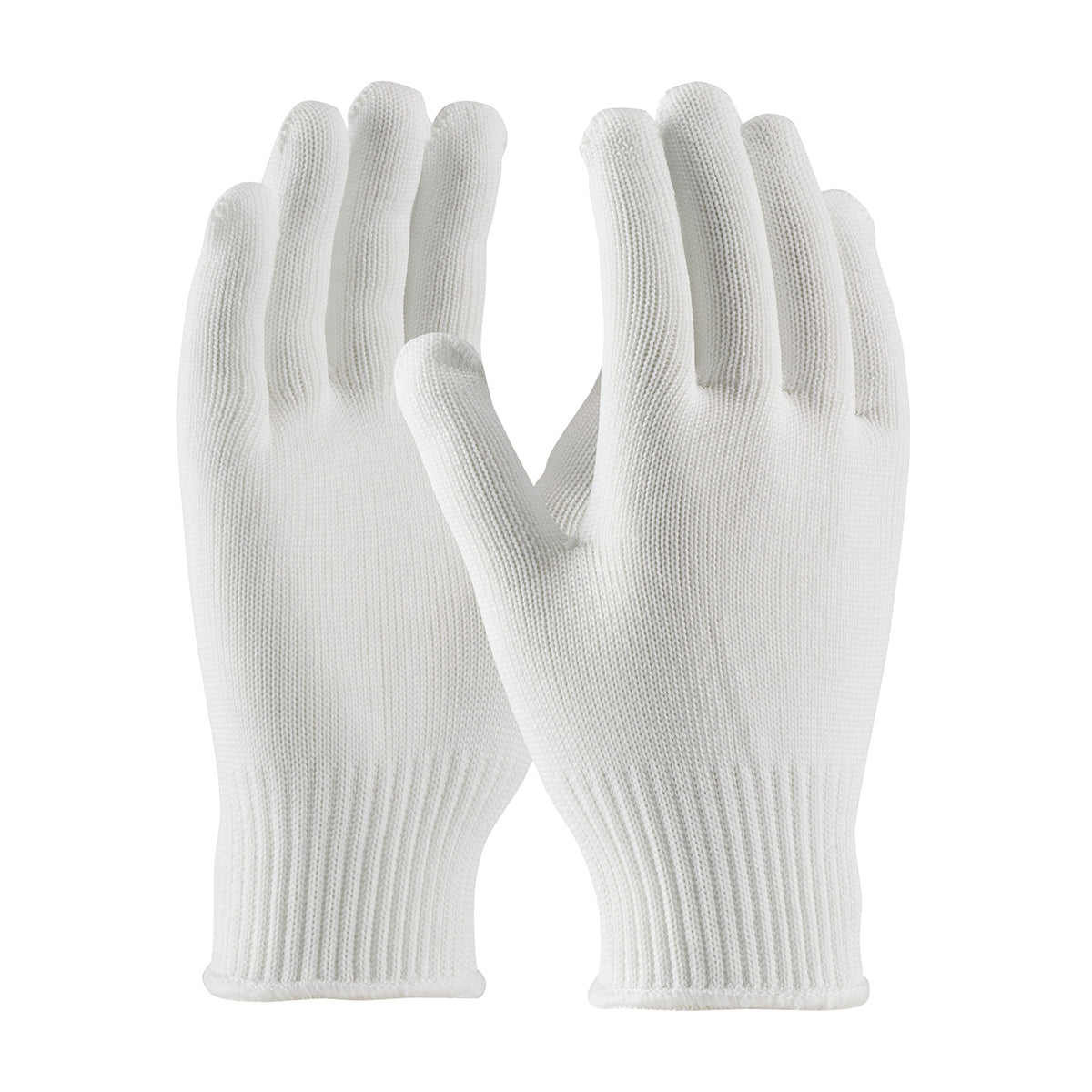 CleanTeam 40-C2210 Cleanroom Gloves Stretch Polyester Medium Weight Seamless Knit White