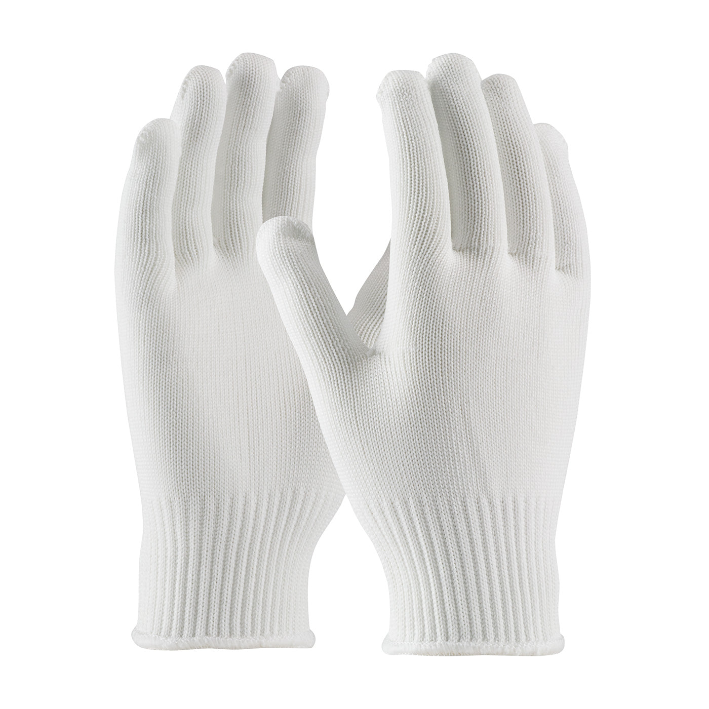 CleanTeam 40-C2210 Cleanroom Gloves Stretch Polyester Medium Weight Seamless Knit White