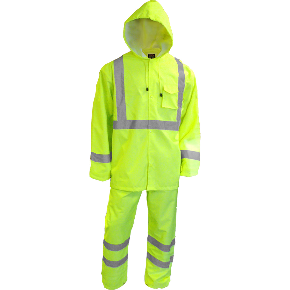 Reflective Apparel 402ST Hi-Vis Rainwear ANSI Class 3 Yellow