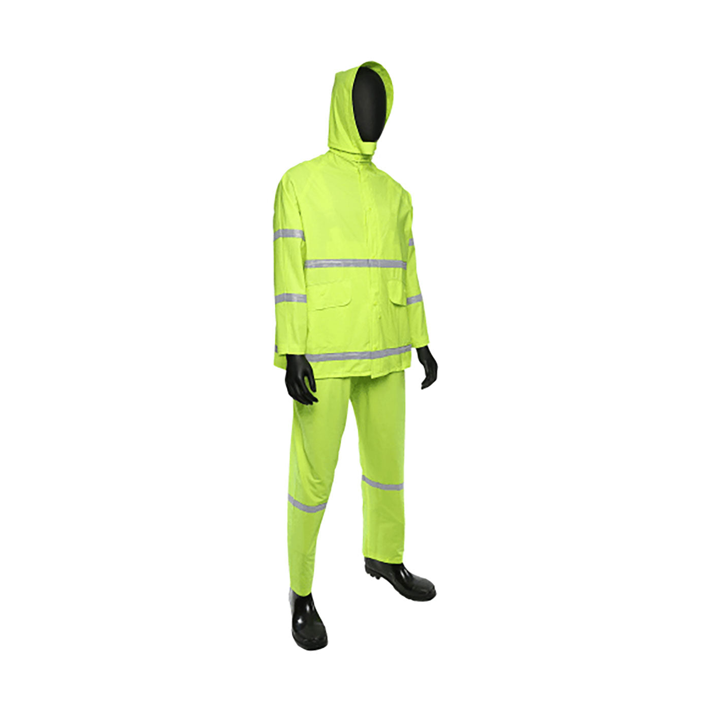 PIP 4031 Hi-Vis Rainwear PVC Reflective Yellow