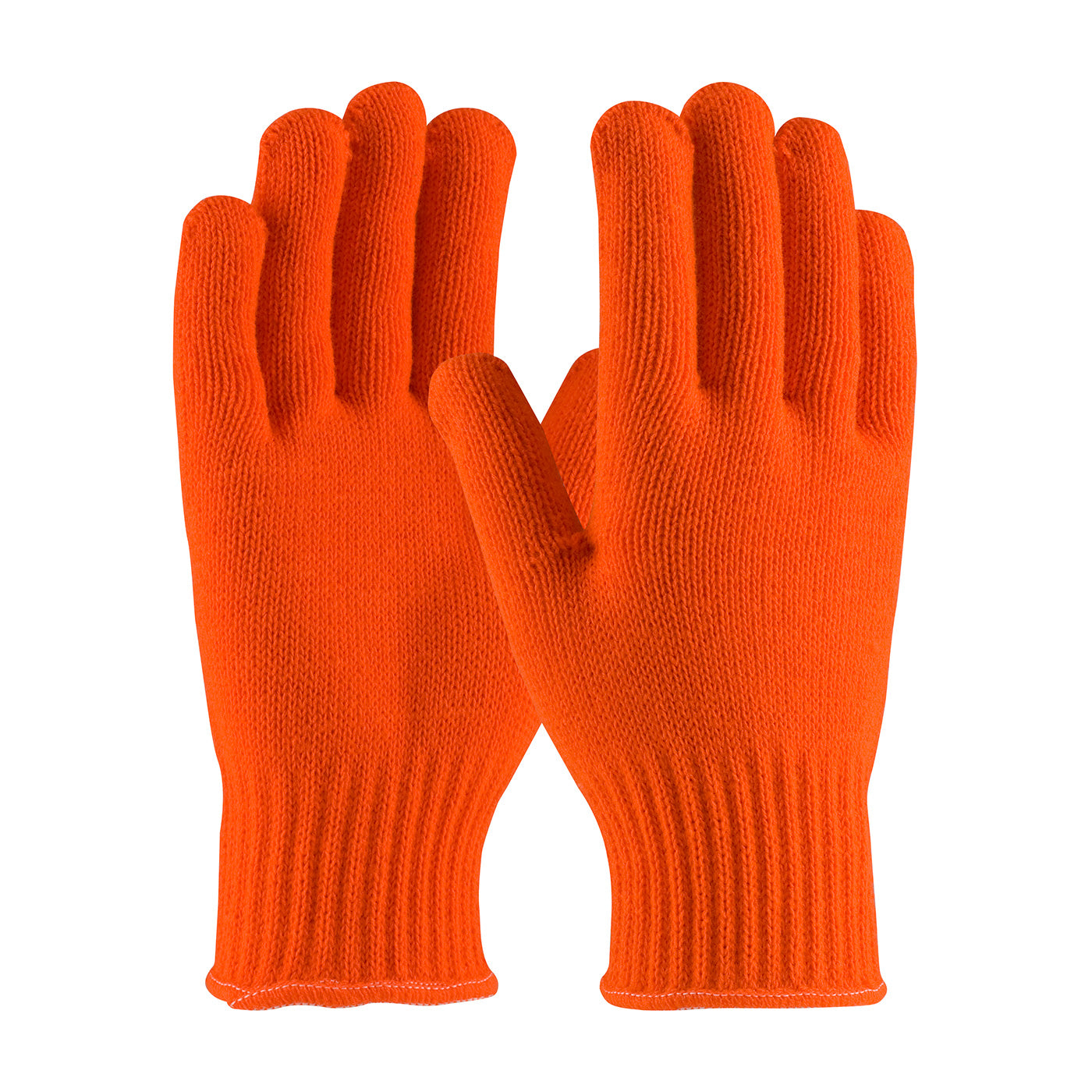 PIP 41-013 Cold Protection Gloves Acrylic Seamless Knit Hi-Vis Orange