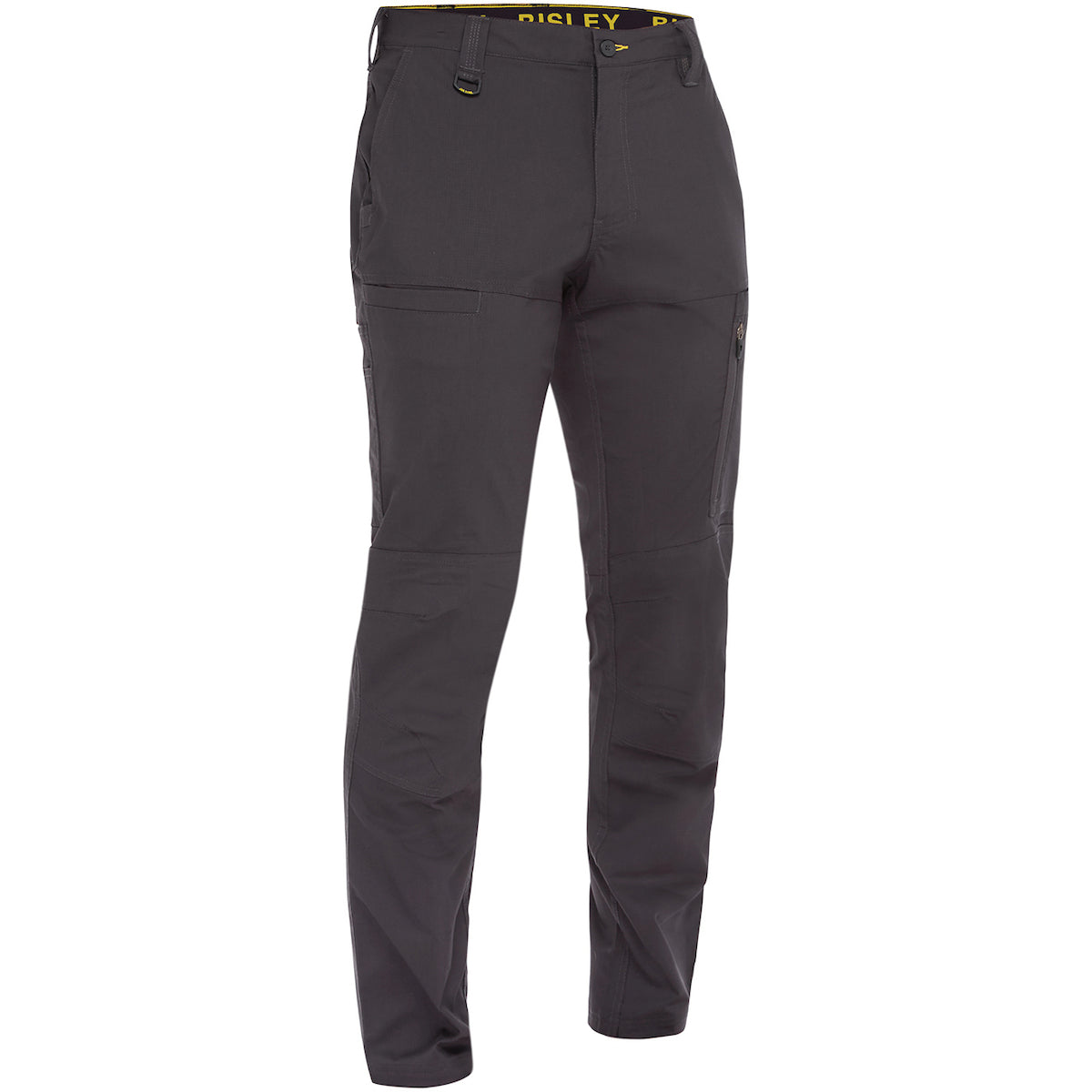 Bisley 411M6150 Work Pants Stretch Ripstop Vented Gray