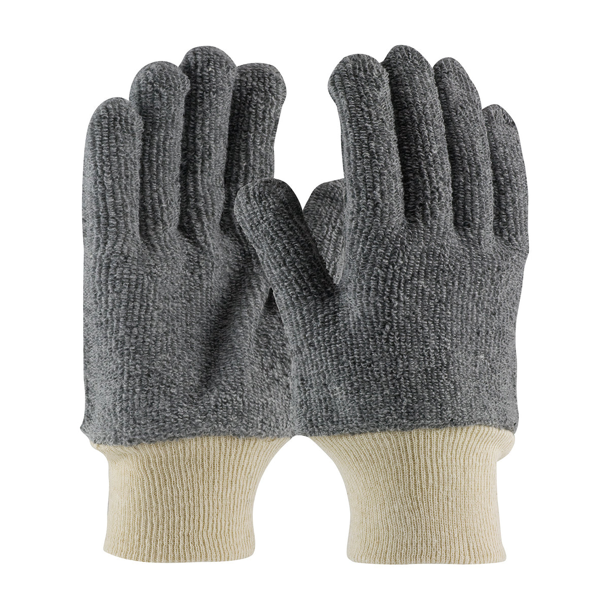 PIP 42-C750 Heat Resistant Gloves Terry Cloth Gray