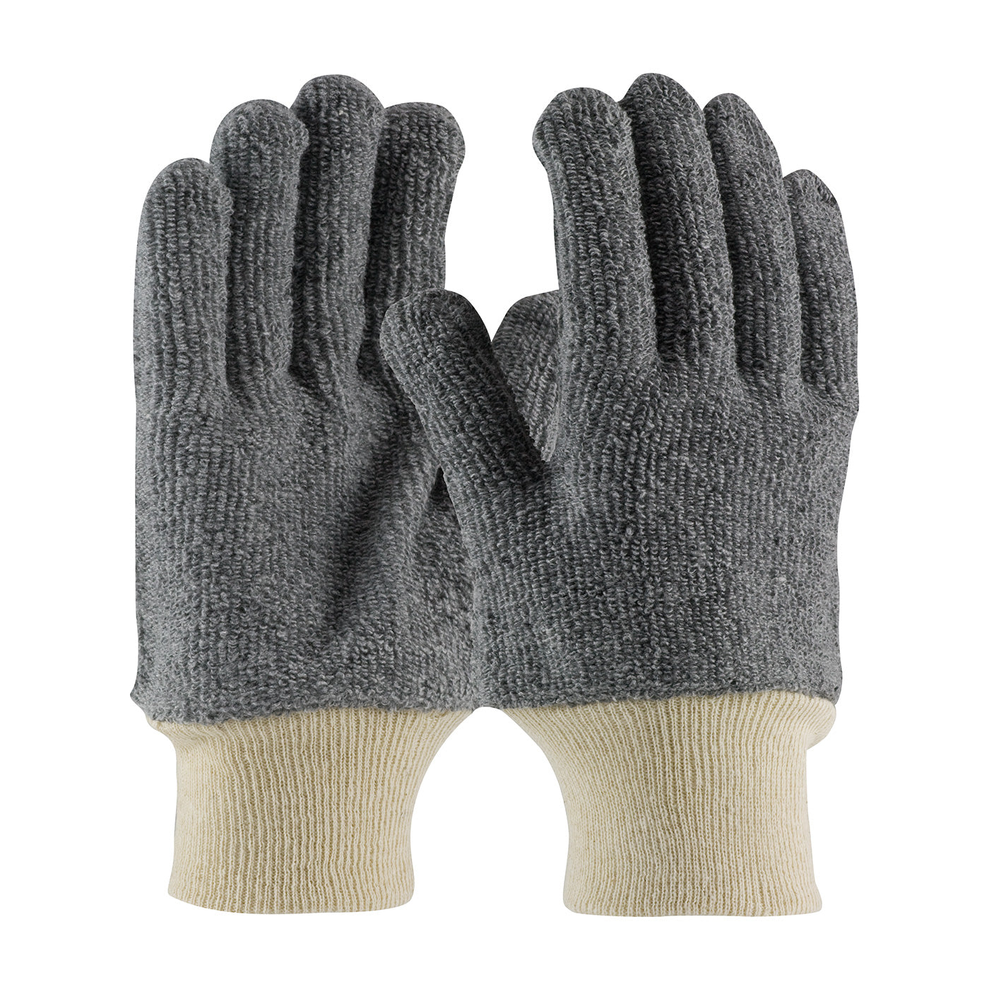 PIP 42-C750 Heat Resistant Gloves Terry Cloth Gray