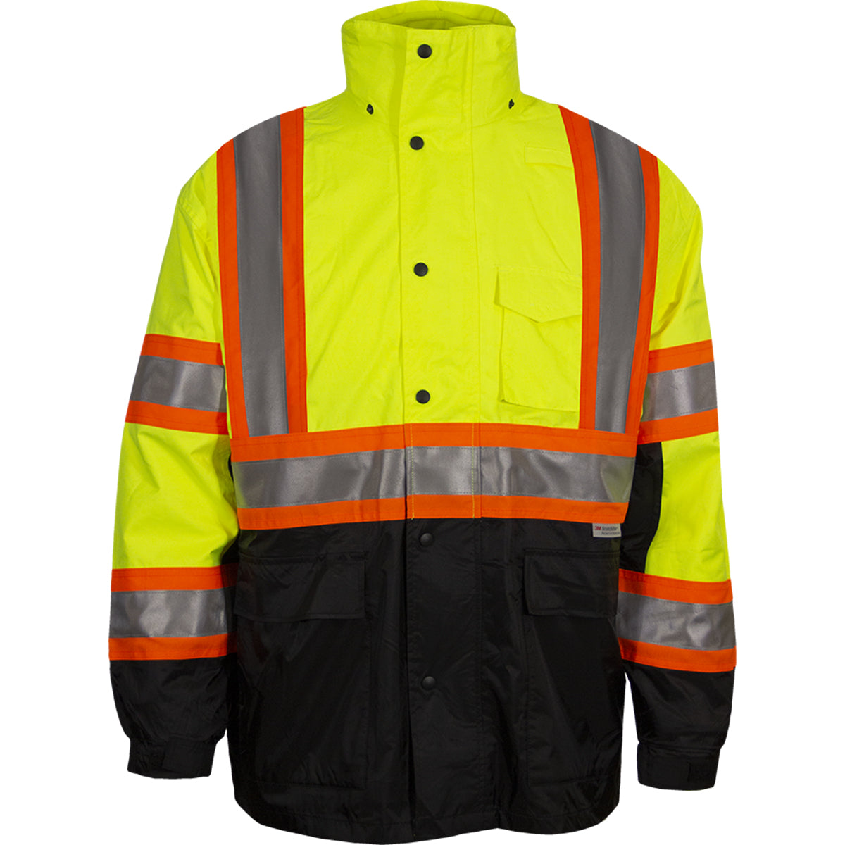 Reflective Apparel 431CS Hi-Vis Parka Yellow/Black