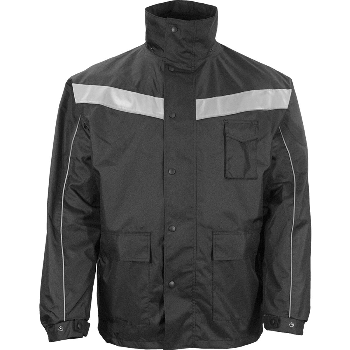Reflective Apparel 431ST Hi-Vis Insulated Jacket Polyester Waterproof Black