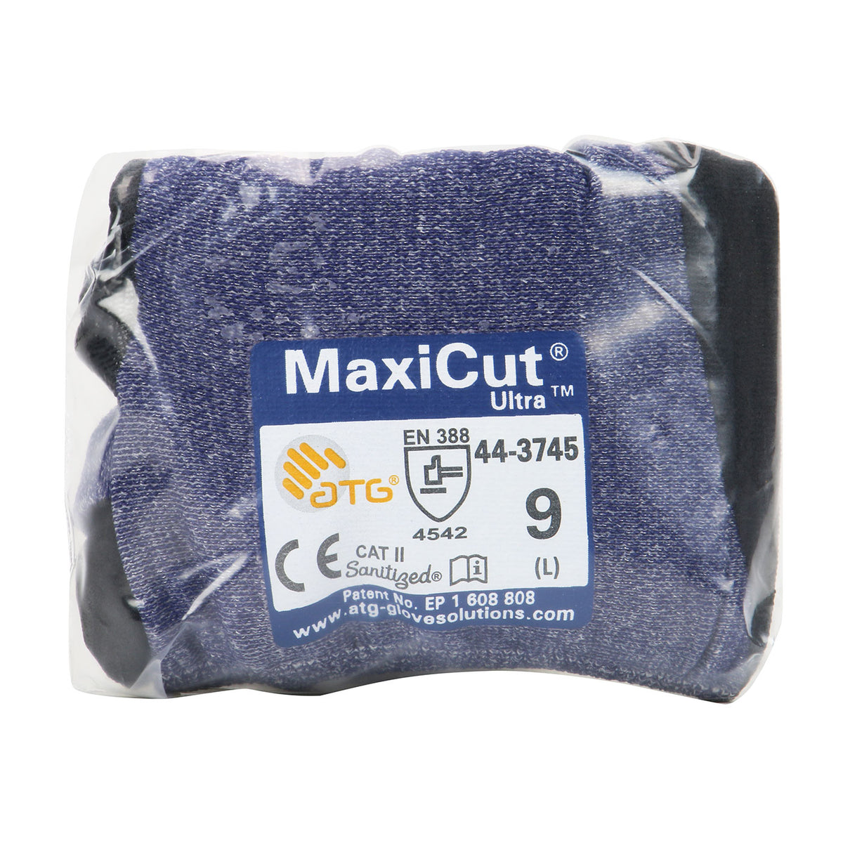 ATG 44-3745V Cut Resistant Gloves Nitrile Coated Blue