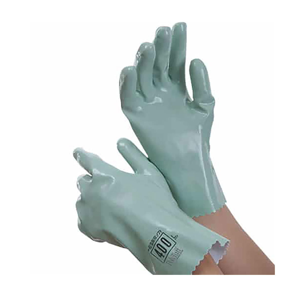 QRP 440 Cleanroom Gloves Polyurethane Cotton Green