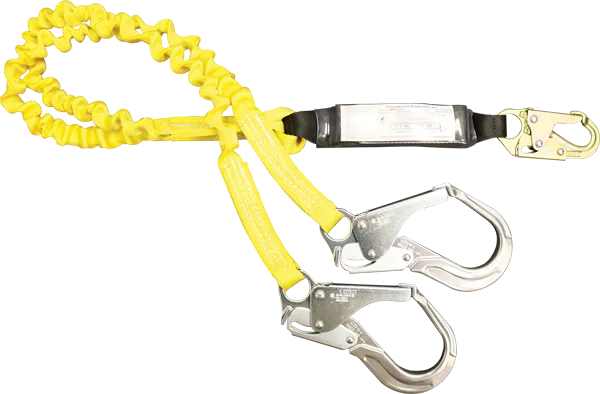 French Creek 444AS-135A shock absorbing lanyard Z359, Meets or exceeds all OSHA requirements