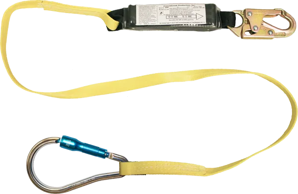 French Creek 450A-62A shock absorbing lanyard ANSI Z359.1-2007, Meets or exceeds all OSHA requirements