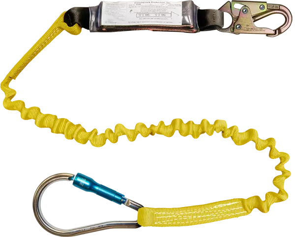 French Creek 450AS-62A Shock Absorbing Web Lanyard Elastic