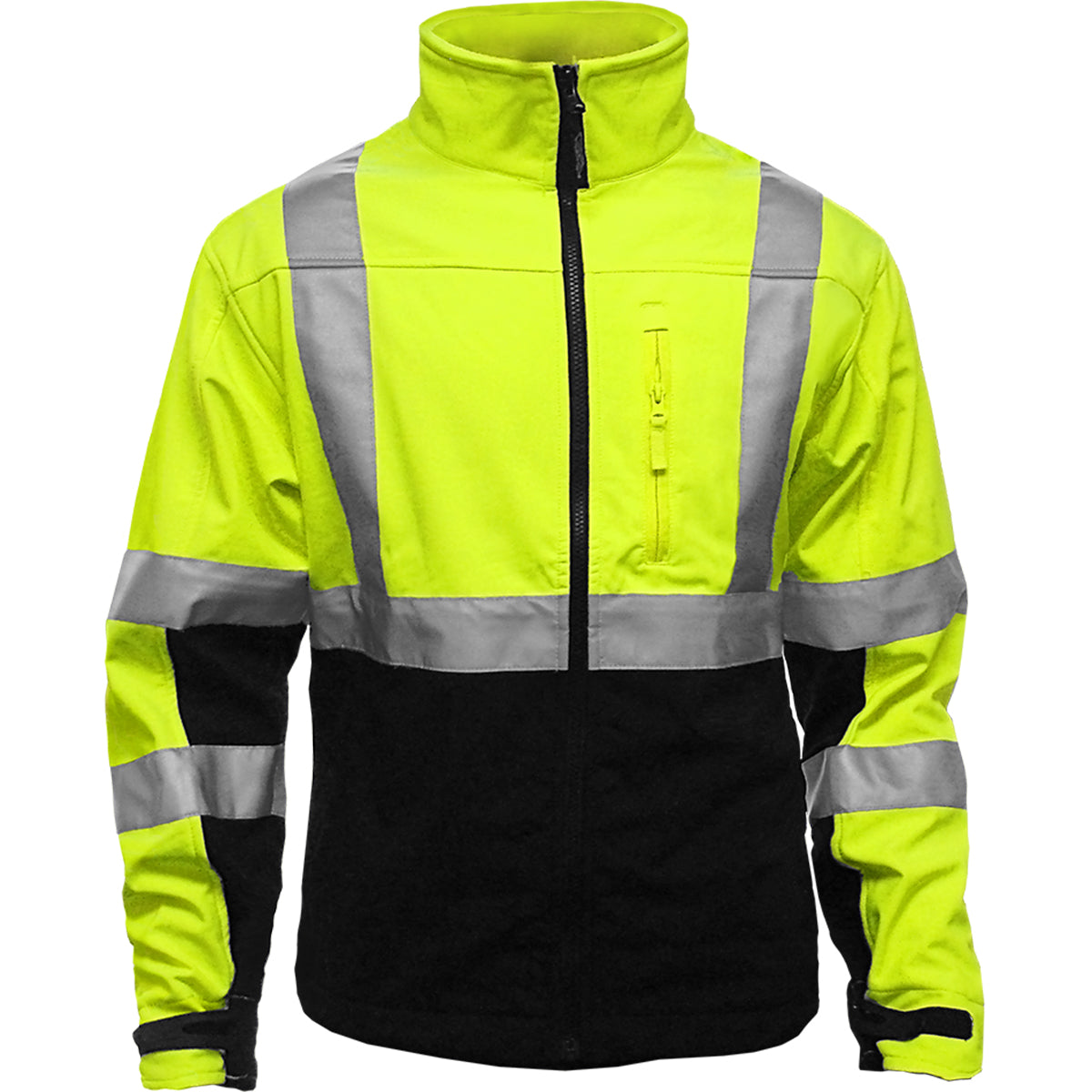 Reflective Apparel 451ST Hi-Vis Insulated Jacket ANSI Class 3 Yellow/Black