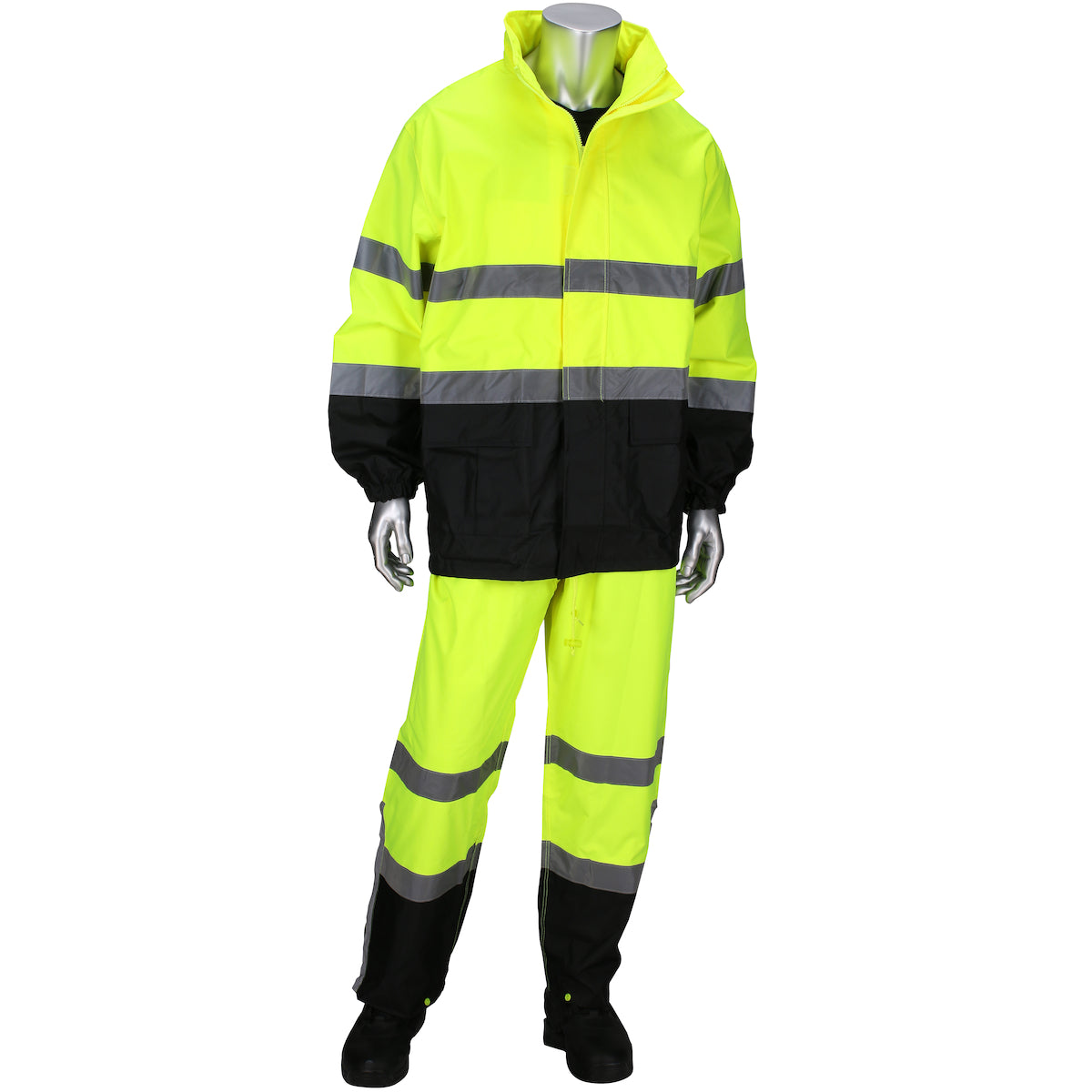 PIP 4530 Hi-Vis Rain Suit ANSI Class 3 Yellow
