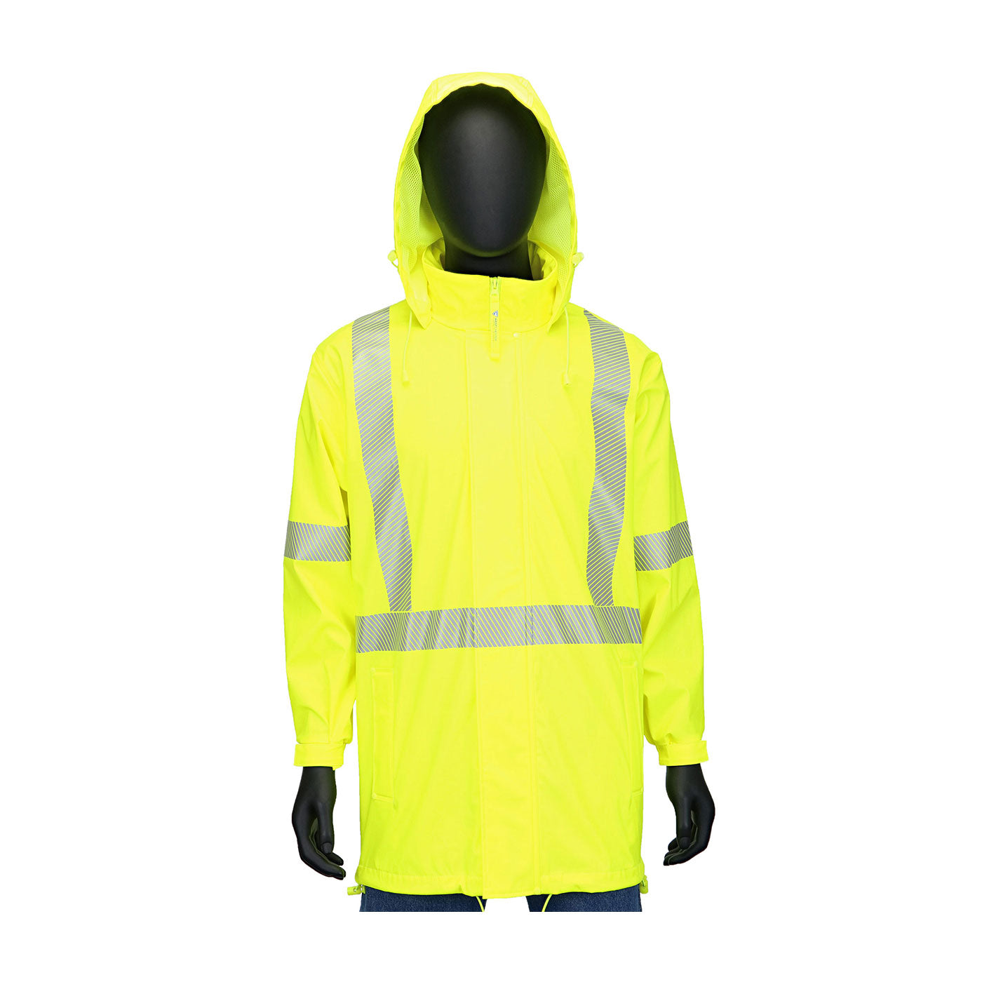 PIP 4541J Hi-Vis Rainwear Waterproof Rain Jacket Hi-Vis Yellow