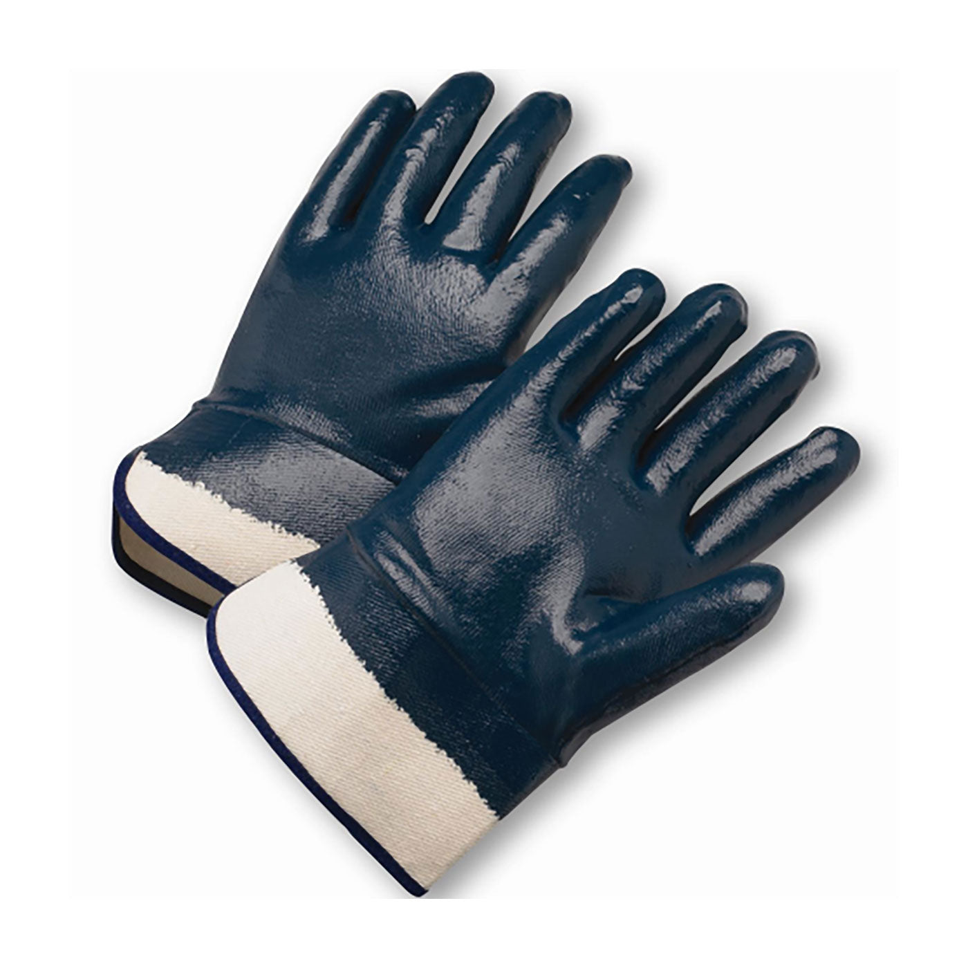 PIP 4550FC Chemical Resistant Gloves Nitrile Full Hand Grip Natural