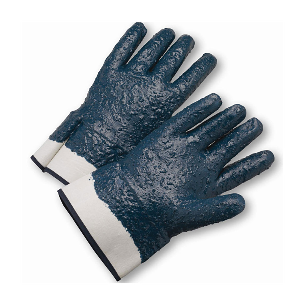 PIP 4550RFFC Chemical Resistant Gloves Nitrile Rough Grip Natural