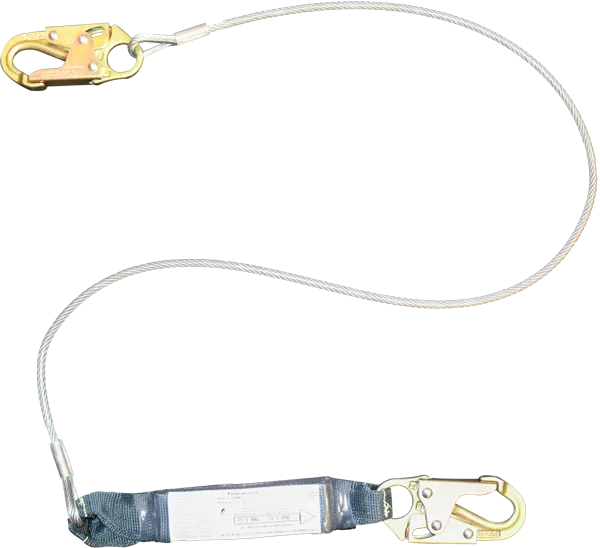 French Creek 470AK shock absorbing lanyard ANSI Z359.1-2007, Meets or exceeds all OSHA requirements
