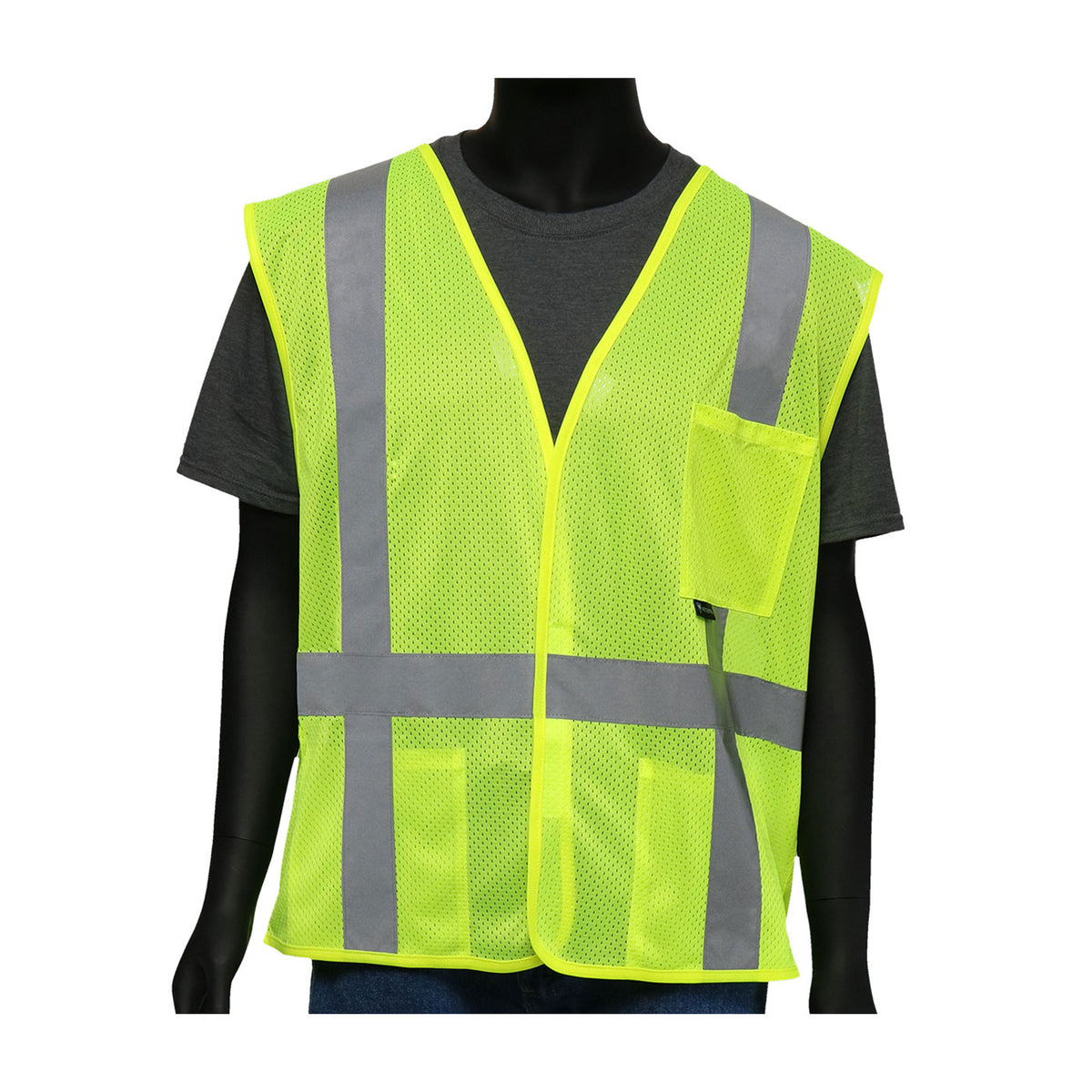 PIP 47217 Hi-Vis FR Treated Mesh Vest Hi-Vis Yellow
