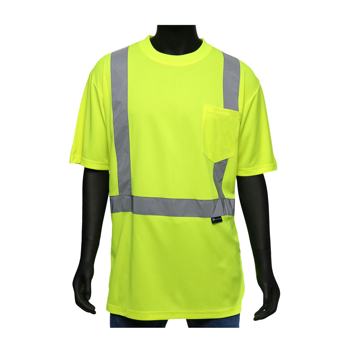 PIP 47402 Hi-Vis Safety T-Shirt Polyester Hi-Vis Yellow