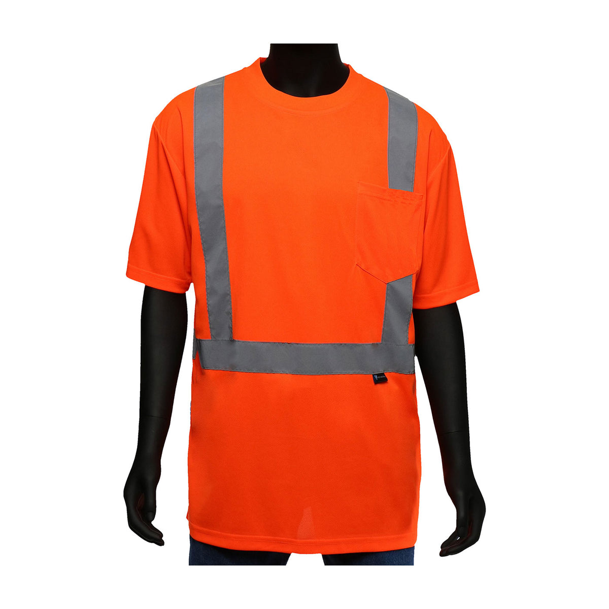 PIP 47403 Hi-Vis Safety T-Shirt Polyester Hi-Vis Orange
