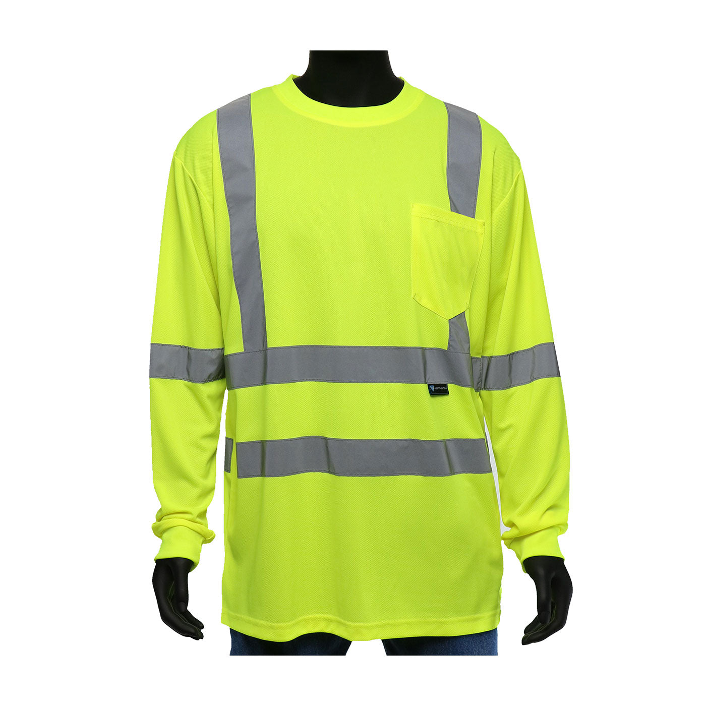 PIP 47408 Hi-Vis Safety Vest Polyester Reflective Tape Yellow