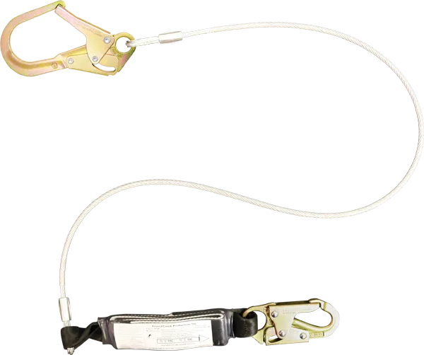 French Creek 474A shock absorbing lanyard ANSI Z359.1-2007, Meets or exceeds all OSHA requirements