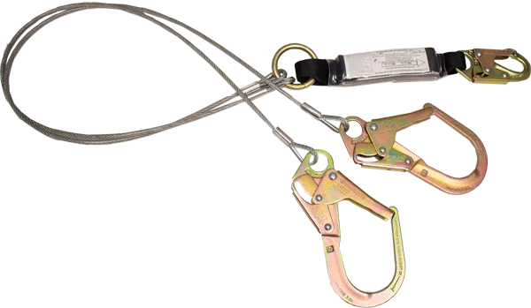 French Creek 484A shock absorbing lanyard ANSI Z359.1-2007, Meets or exceeds all OSHA requirements