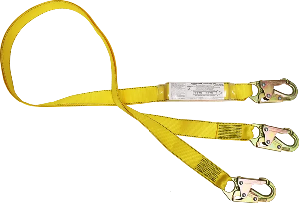French Creek 490A-DL shock absorbing lanyard ANSI Z359.1-2007, Meets or exceeds all OSHA requirements
