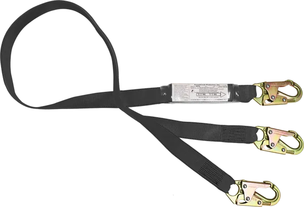 French Creek 490AK-DL shock absorbing lanyard ANSI Z359.1-2007, Meets or exceeds all OSHA requirements