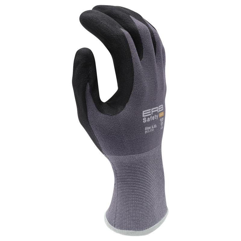 211-113 Premium Nitrile Engineered Micro-Foam Nylon Knit Gloves 1dozen