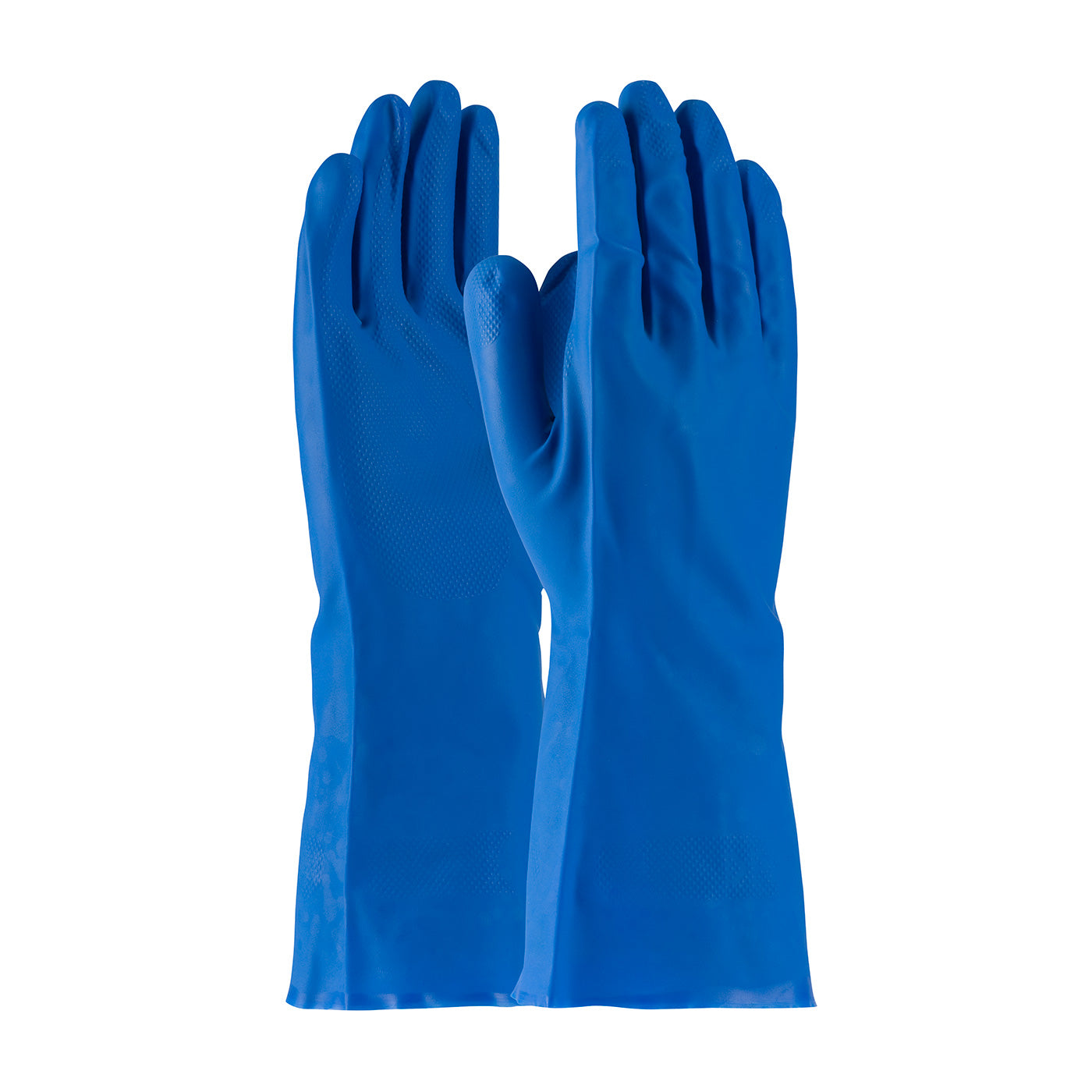 Assurance 50-N140B Chemical Resistant Gloves Nitrile Diamond Grip Blue