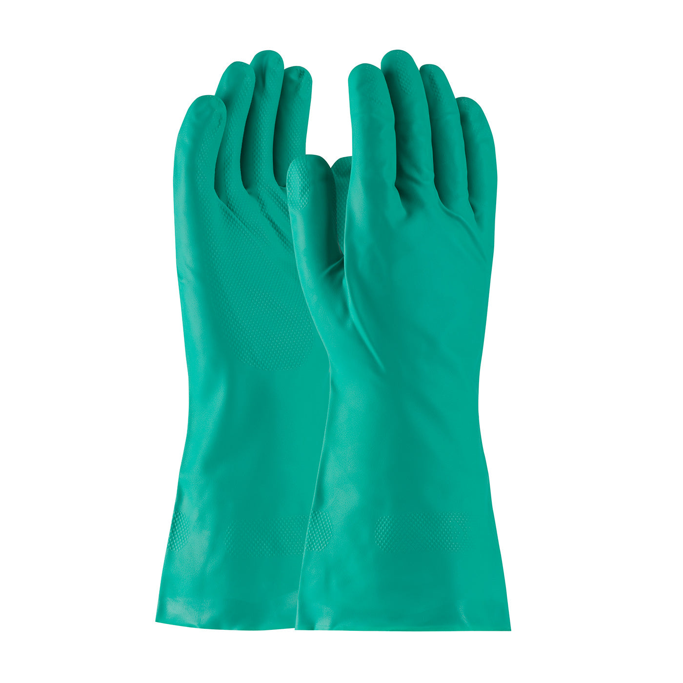 Assurance 50-N140G Chemical Resistant Gloves Nitrile Diamond Grip Green