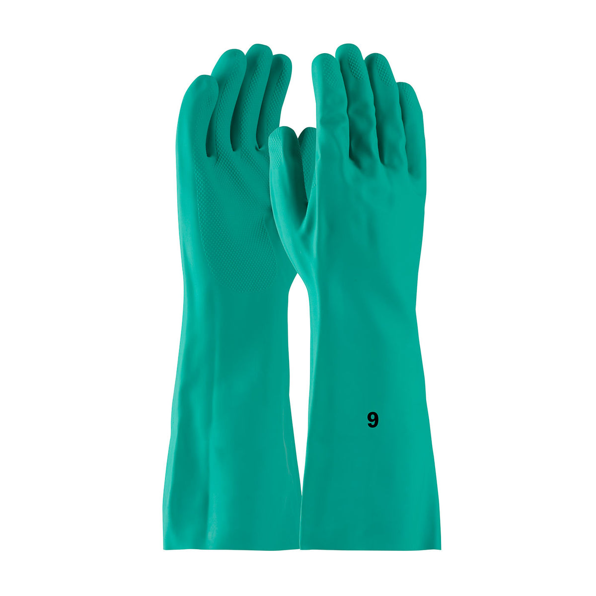 Assurance 50-N2250G Chemical Resistant Gloves Nitrile Diamond Grip Green
