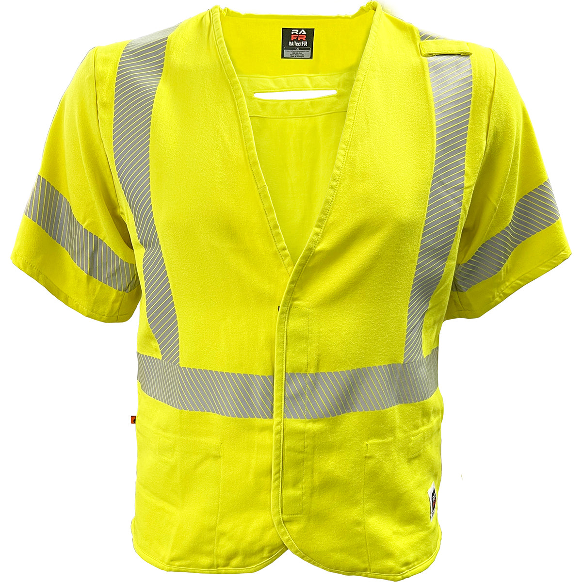 Reflective Apparel 510FRGS FR Safety Vest Hi-Vis Yellow