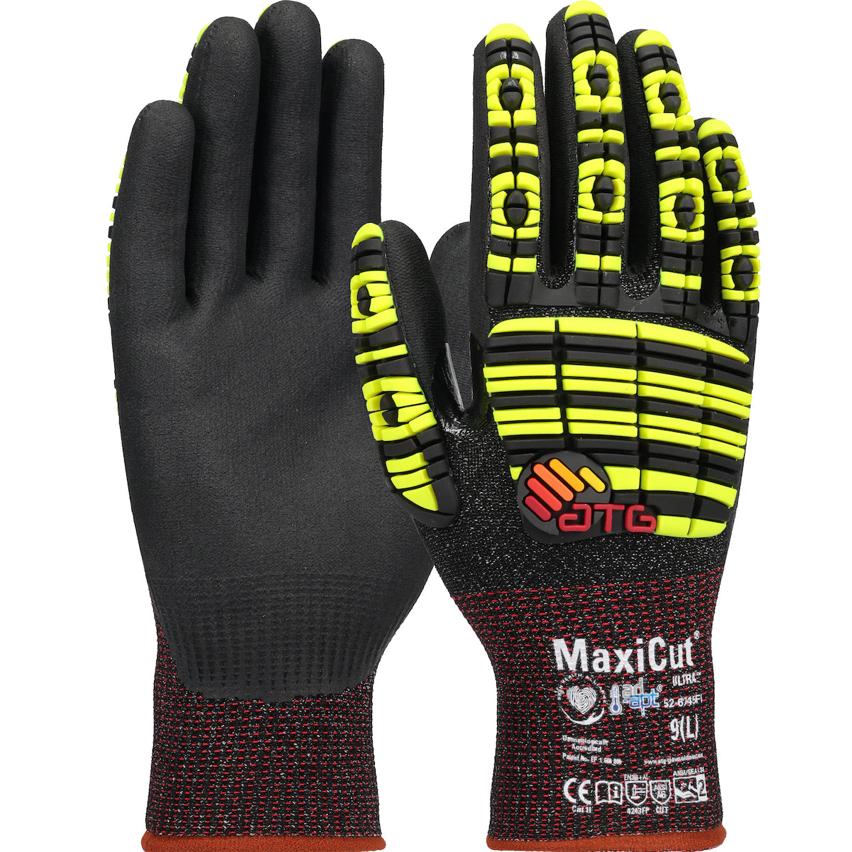 ATG 52-6745FI High Performance Gloves Nitrile Impact Black