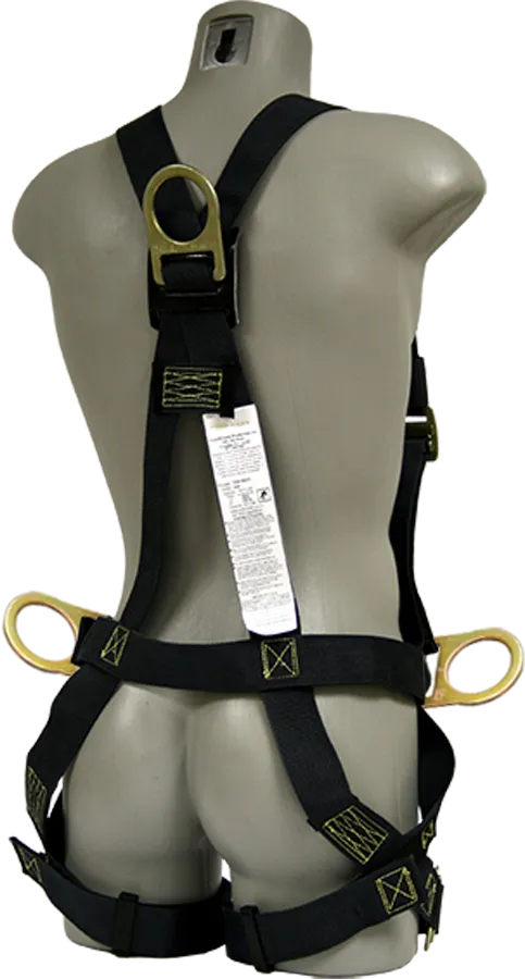 French Creek Welding Full Body Harness Kevlar Webbing & Single Back Dorsal D-Ring 530B-HOT