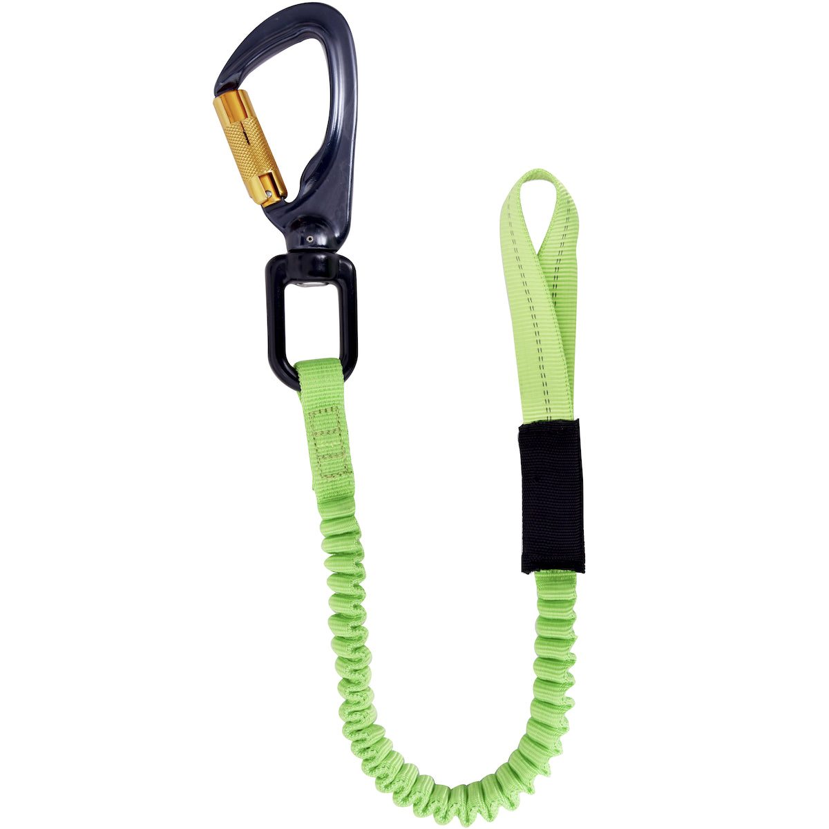 PIP 533-100701 Single Leg Tool Tethering Lanyard Green